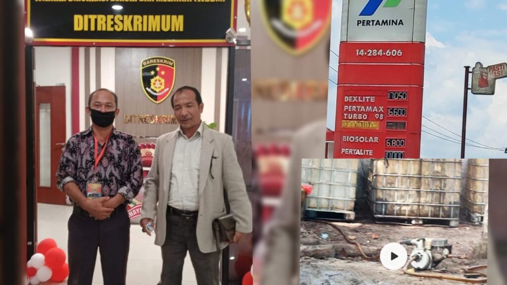Diduga Sindikat Mafia BBM Subsidi Perhentian Raja, Freddy Simanjuntak Minta Polda Riau Tindak Tegas
