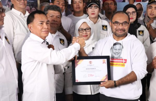 Resmi Deklarasi, GPMP Dukung Prabowo di Pilpres 2024 Mendatang