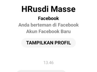 Hati-hati! Penipu Catut Nama Rusdi Masse di Facebook