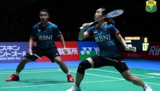 Takluk dari Wakil Jepang, Langkah Rinov Rivaldy/Pitha Mentari Harus Terhenti di 16 Besar Asian Games