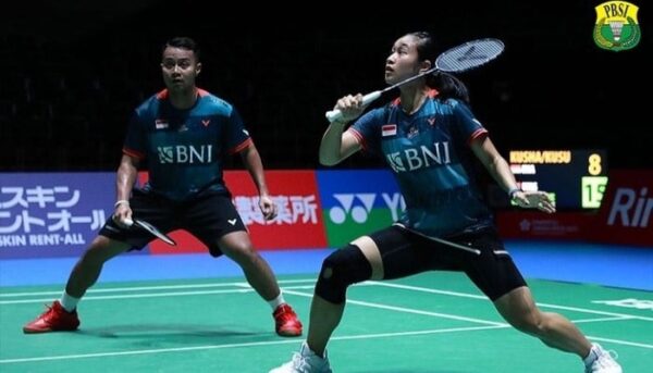 Takluk dari Wakil Jepang, Langkah Rinov Rivaldy/Pitha Mentari Harus Terhenti di 16 Besar Asian Games