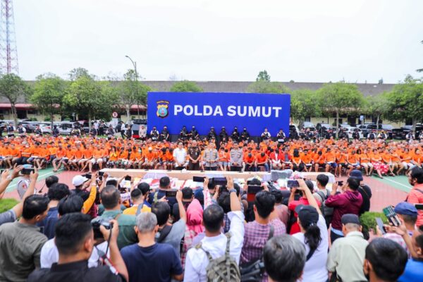 Polda Sumut Jajaran, Tangkap Ribuan Pelaku Jaringan Narkoba :  Bukti Komitmen Pemberantasan Peredaran Narkoba