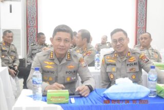 Kapolrestabes Medan Hadiri Rakor Lintas Sektoral Operasi Kepolisian Terpusat Mantap Brata Toba Tahun 2023-2024