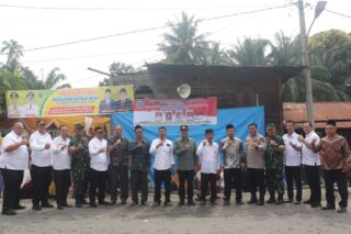 Bupati Paluta Bersama Kabid Hukum Polda Sumut Tinjau Langsung Pilkades Serentak