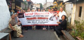 Pendukung Prabowo Sayap Indonesia, Gelar Aksi Sosial Bersih Lingkungan