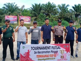 Pemdes Tengganau Gelar Turnamen Futsal III tahun 2023