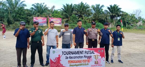 Pemdes Tengganau Gelar Turnamen Futsal III tahun 2023