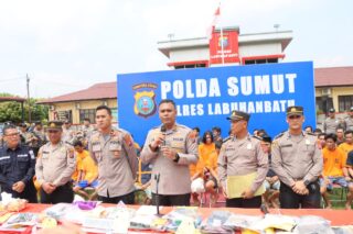 2 Bulan, Polres Labuhanbatu Tangkap 92 Pelaku Narkoba dan Ungkap 82 Perkara Narkotika