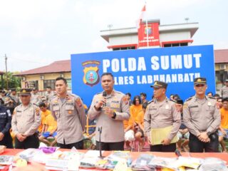 2 Bulan, Polres Labuhanbatu Tangkap 92 Pelaku Narkoba dan Ungkap 82 Perkara Narkotika