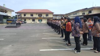 Polrestabes Medan Gelar Apel Pengamanan Kunjungan Presiden Jokowi