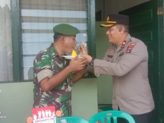 Wujud Sinegritas Antara TNI – POLRI yang Harmonis Dalam Rangka HUT TNI ke-78