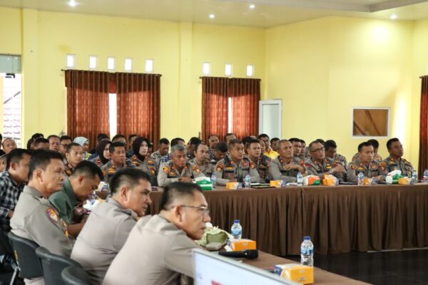 Anev Kinerja, Kapolres Pimpin Langsung Pelaksanaan Gelar Operasional