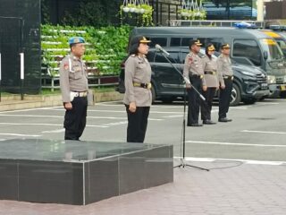 Kasi Humas Polrestabes Medan Pimpin Apel Pagi, Begini Arahannya