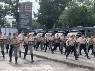 Sat Samapta Restabes Gelar Latihan Dalmas