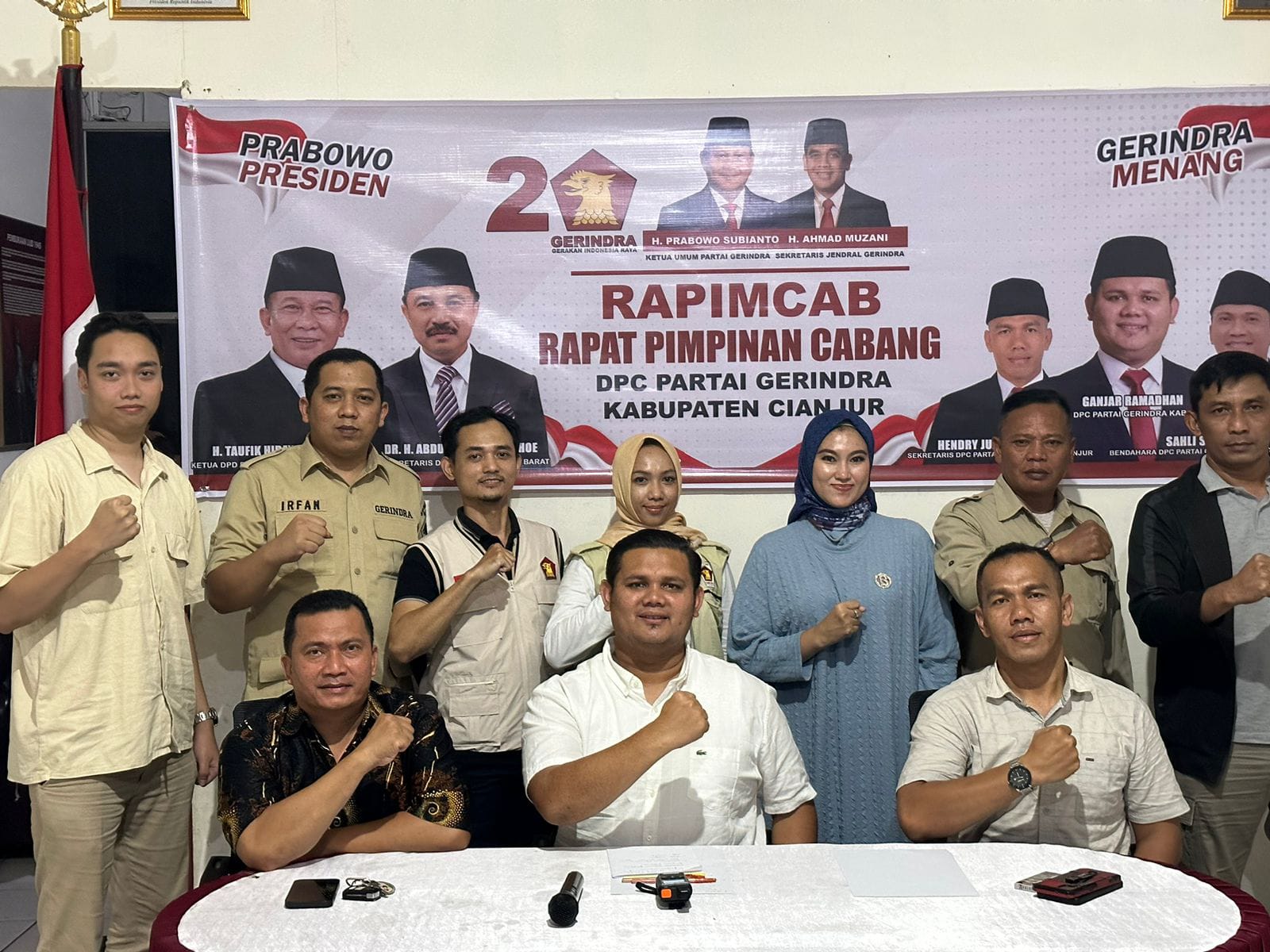 rapimcab-gerindra-cianjur-usulkan-gibran-rakabuming-raka-jadi-cawapres-prabowo