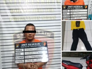 Polsek Delitua Amankan Pencuri yang Nyaris Tewas Diamuk Massa