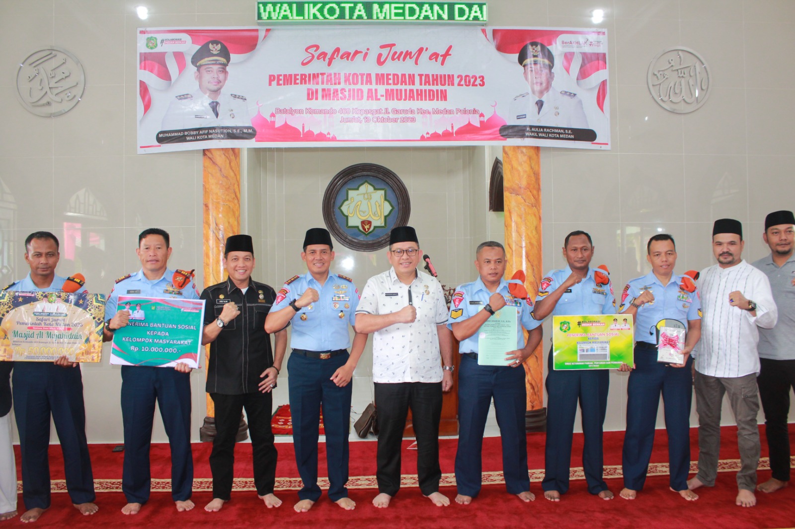 safari-jum’at-pemerintah-kota-medan-bersama-prajurit-kopasgat-jajaran-medan-di-masjid-al-mujahidin-yonko-469-kopasgat