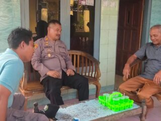 Hari Pertama Bertugas, Plh Kapolsek Bayah  Lakukan Sowan Kepada Tokoh Agama dan Tokoh Masyarakat 