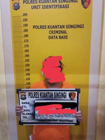 Sat Reskrim Polres Kuansing Amankan Pelaku Tindak Pidana Persetubuhan Anak Dibawah Umur