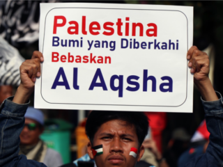 Bela Palestina, Abu Bakar Baasyir Ikut Demonstrasi di Solo