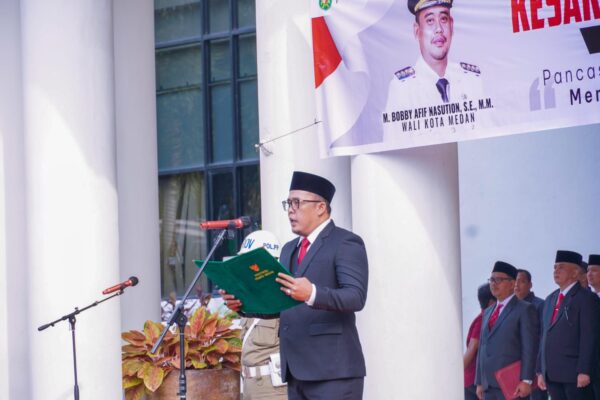 Pembacaan Ikrar Tandai Peringatan Hari Kesaktian Pancasila Pemko Medan