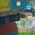 di-duga-reklamasi-bekas-galian-c-ilegal-wonokerso,-excavator-dan-dumtruk-standby-di-lokasi