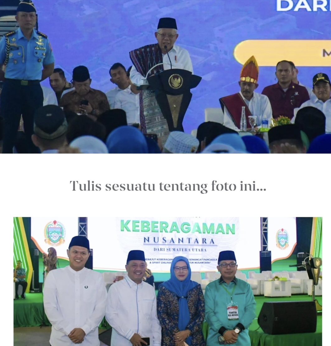 dihadiri-wapres-ri,-wabup-sergai-ikuti-ikrar-merajut-keberagaman-nusantara-dari-sumatera-utara