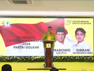 Sah! Golkar Usung Pasangan Prabowo-Gibran di Pilpres 2024