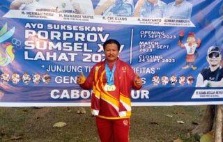 Keren, Pegawai LPKA Palembang Raih 3 Medali pada Porprov Sumsel