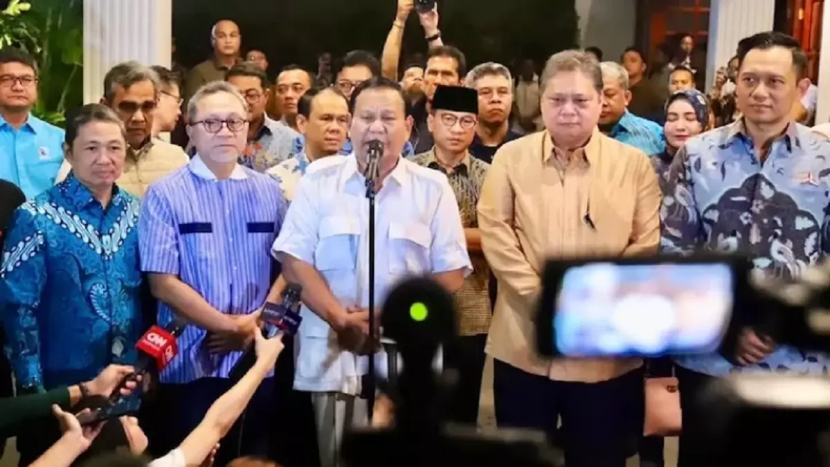 alasan-gibran-absen-saat-pengumuman-jadi-cawapres,-prabowo-beri-jawaban-singkat