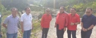 Bupati Nias Sampaikan Keluhan Kepada PemProvsu Agar Ruas Jalan Lolowua – Dola Segera Direhabilitasi