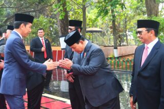 Menhan Prabowo Hadiri Upacara Hari Kesaktian Pancasila