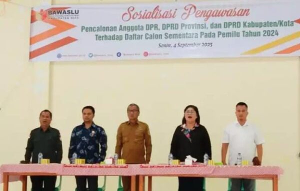 Bupati Nias Hadiri Sosialisasi Pengawasan Pencalonan Anggota Legislatif