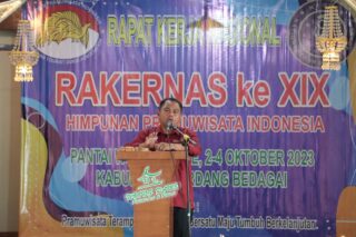 Bupati Sergai Harap HPI Mampu Tingkatkan Profesionalisme dan Berikan Pelayanan Prima Kepada Pengunjung di Indonesia