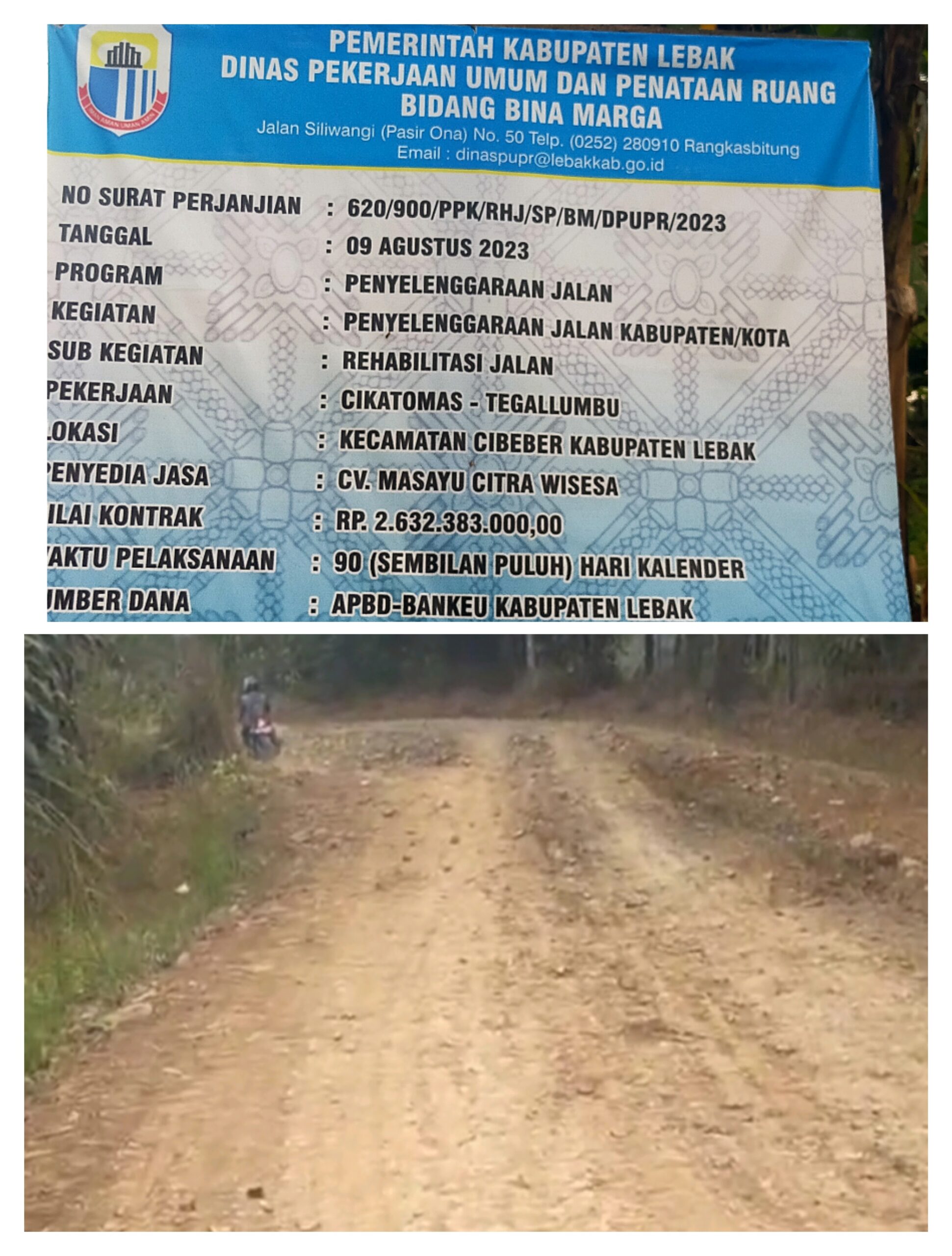 perbaikan-jalan-cikatomas-tegalumbu-diduga-asal-asalan - warga-minta-dpupr-lebak-bersikap.