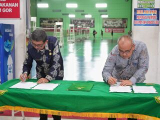 PT.Taman Malibu Indah Hibahkan Tanah dan Gedung Bulutangkis Kepada Pemko Medan