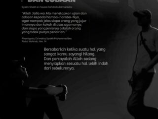 Hidup Itu Anugerah, Bukan Ujian …