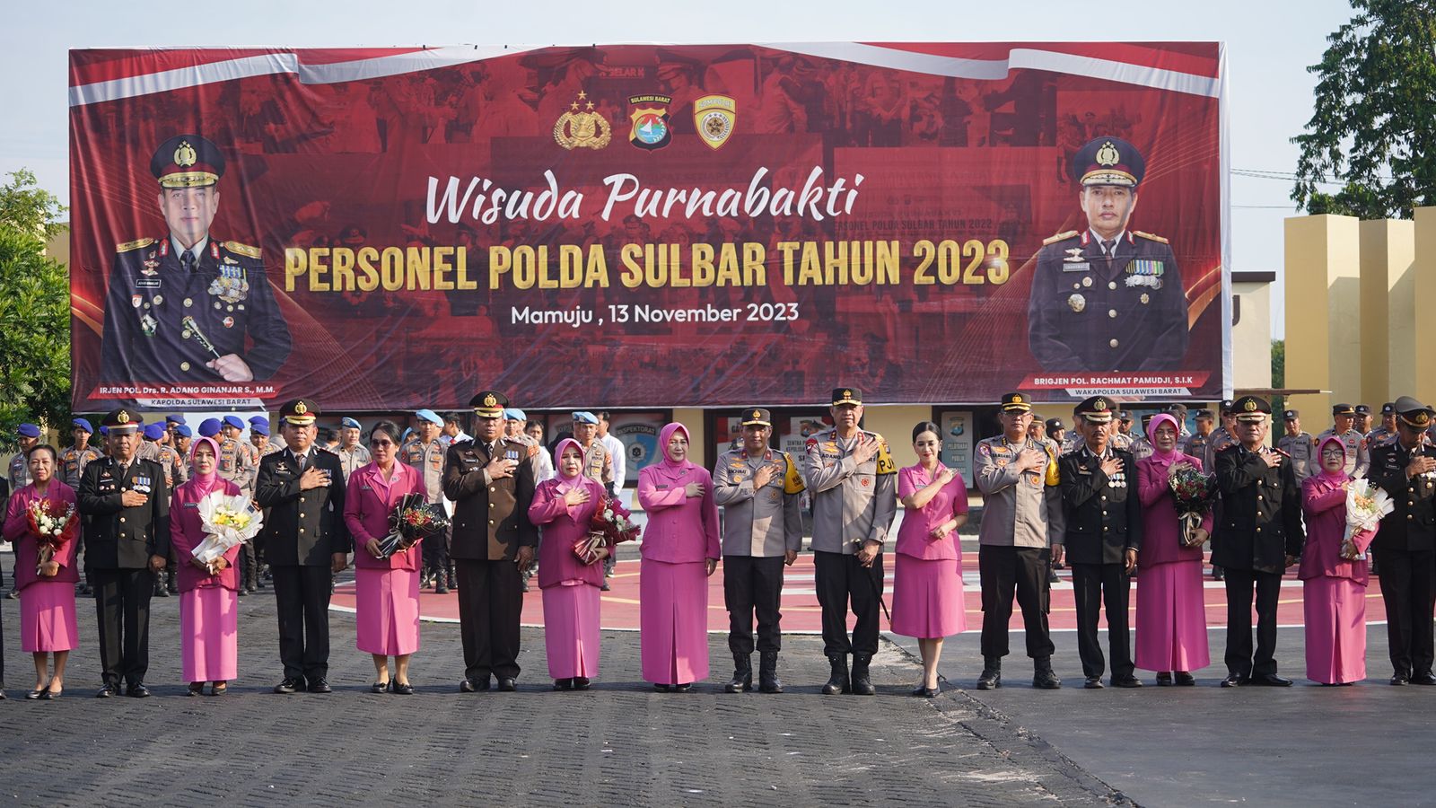 wisuda-purnabakti,-kapolda-sulbar:-terimakasih-atas-pengabdian-dan-dedikasinya