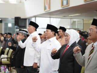 Prabowo dan Khofifah Hadiri Pengukuhan Guru Besar Kehormatan Universitas Islam Malang