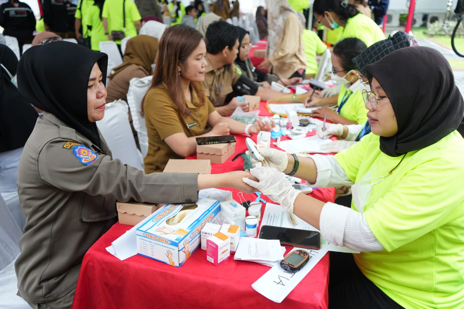 peringati-hkn-ke-59,-dinkes-medan-gelar-pemeriksaan-kesehatan-asn-pemko-medan