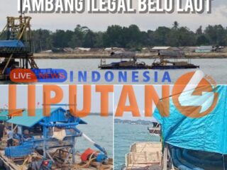 Sat Polairud Polres Bangka Barat Tetapkan 3 Tersangka Pelaku Tambang Ilegal Perairan Belo laut