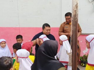 Bupati Tapsel Kunjungi SD Swasta 100620 Muhammadiyah Desa Sorik Kec.Batang Angkola