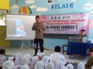 Stop Bullying, Kapolsek Proppo Turun Langsung Sambangi SDN Samiran 1