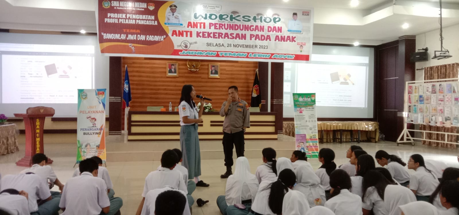 polrestabes-medan-gelar-work-shop-soal-pencegahan-bullying-di-sma-negeri-1-medan