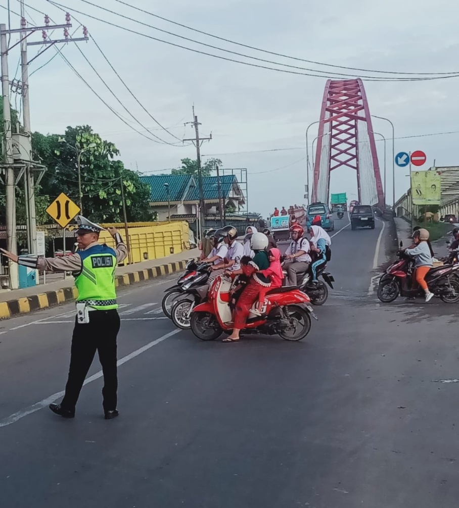 sat-lantas-polres-langkat-laksanakan-gatur-dakgar-tilang-secara-rutin