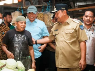 Jelang Nataru, Pj Gubernur Sulsel dan Karo Ekbang Pantau Operasi Pasar di Toddopuli