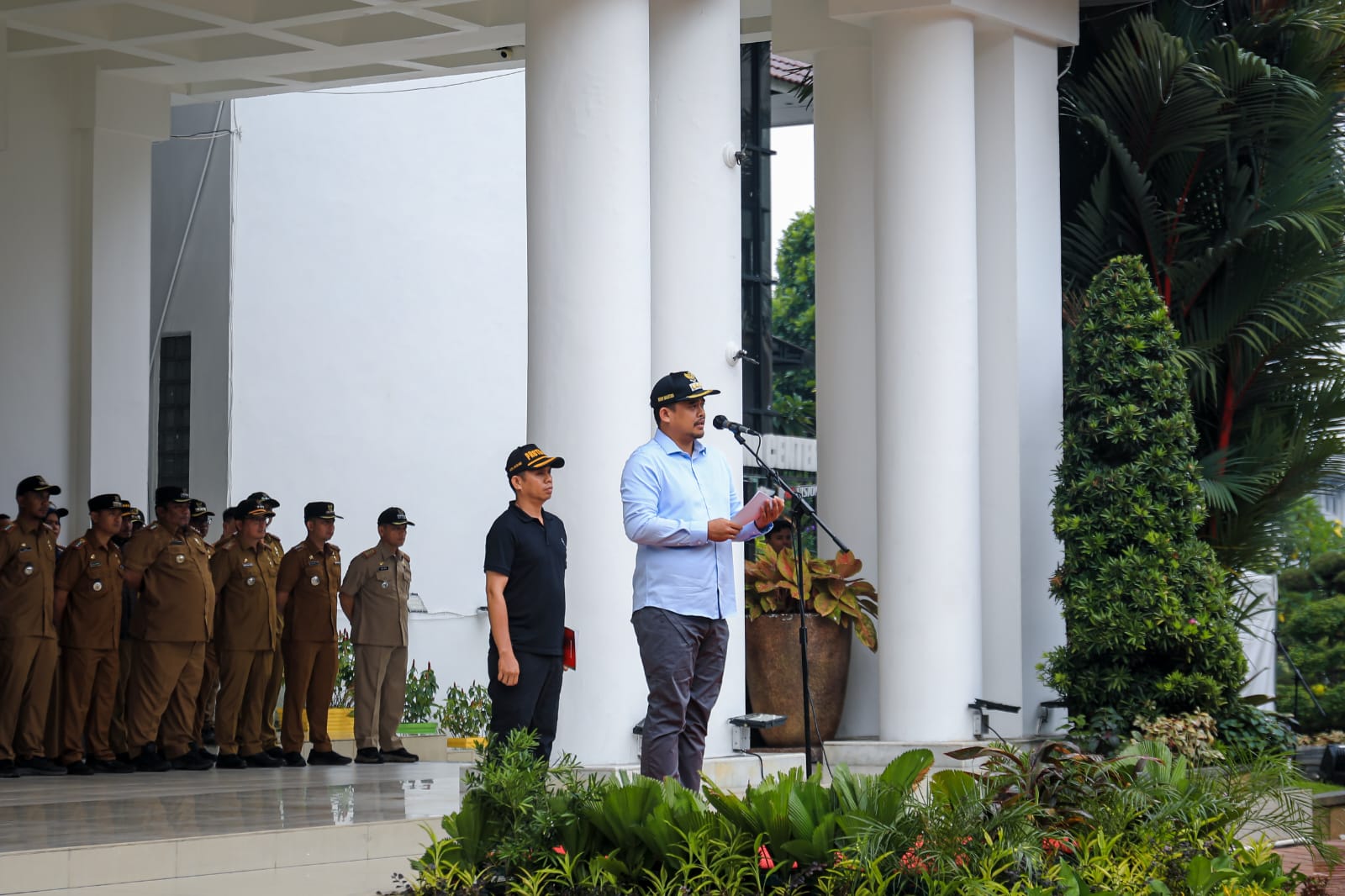 Bobby Nasution Pimpin Apel Penertiban Aps Jelang Pemilu Serentak 2024 