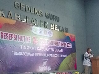 HUT ke 78 PGRI dan HGN 2023, Tingkat Kab Bekasi "Transformasi Guru Wujudkan Indonesia Maju"