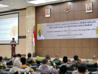 Foto : Humas Jabar. Bey Machmudin Ajak BPK Jabar Perkuat Kolaborasi Pengelolaan Keuangan Publik