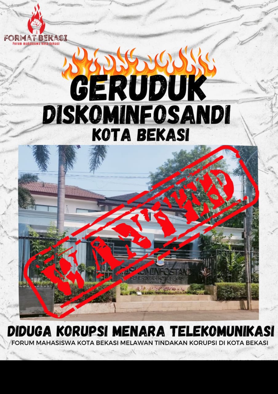 PAD Diduga hilang, Format Minta Kejari Kota Bekasi Periksa Oknum Pejabat Diskominfosandi